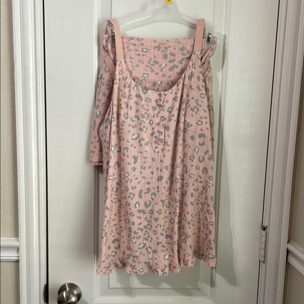 Pink Leopard Print PJs